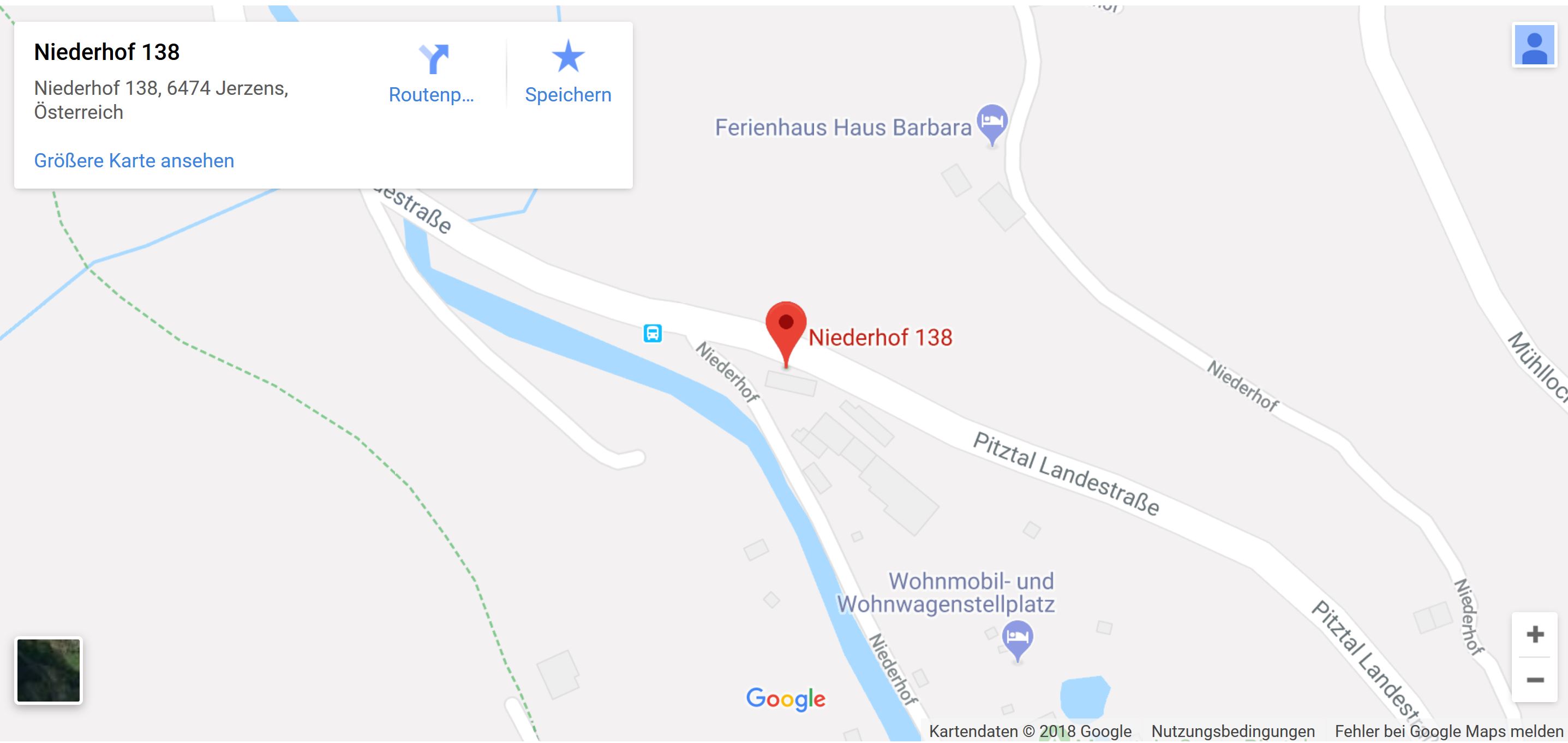 Anfahrtskarte